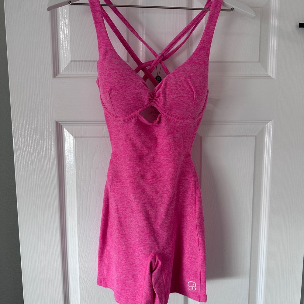 Bombshell Pink Bodysuit Shorts